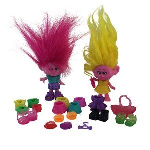 Mattel Dreamworks Trolls Band Together Hair Pops Figures Clothes Accs Poppy Viva